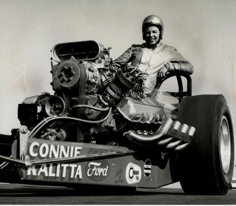 Connie Kalitta in racecar